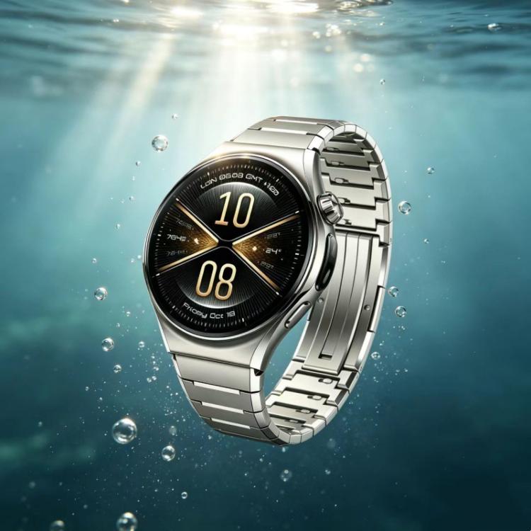 Quick Release Press Button Design One Bead Removable Titanium Alloy Watch Band, 22mm