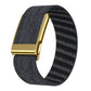 Bright Gold Frame Elastic Force Decorative Design Nylon Watch Band, For WHOOP 5.0 Electrocardiogram, For WHOOP 5.0 Regular