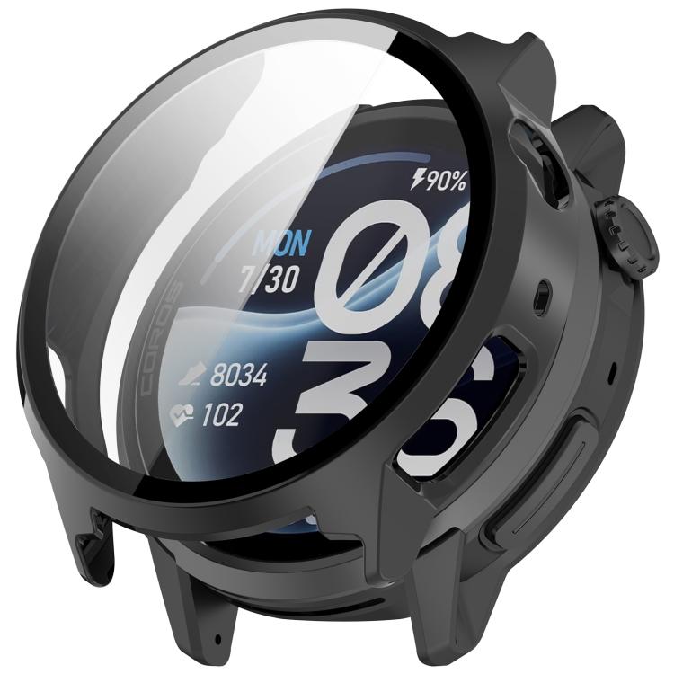 Tempered Film Integrated PC Watch Protective Case, For COROS PACE 4 Pro