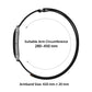 xDfind Adjustable Metal Frame Covered Nylon Loop Arm Band, For Google Fitbit Air