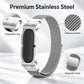 xDfind Metal Case Integrated Milanese Magnetic Stainless Steel Watch Band, For Google Fitbit Air