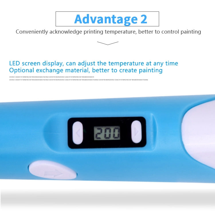 Hand-held 3D Printing Pen, AU Plug, AU Plug