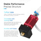Creality 24V 40W Extruder Full Nozzle Hot End Kit with Nozzle Extruder+Cooling Fan+Shell for Ender-3 3D Printer