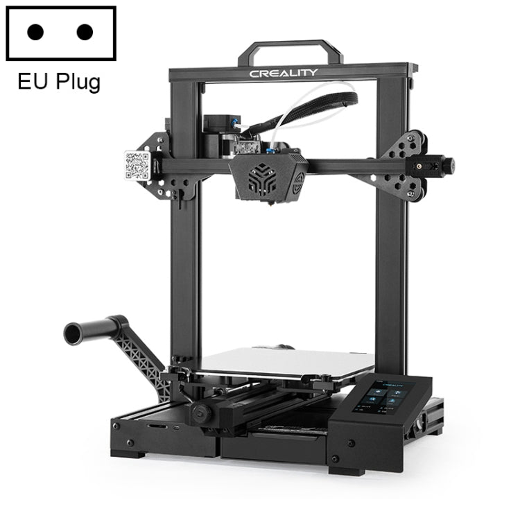 CREALITY CR-6 SE 350W Intelligent Leveling-free DIY 3D Printer, Print Size : 23.5 x 23.5 x 25cm, EU Plug, CR-6 SE