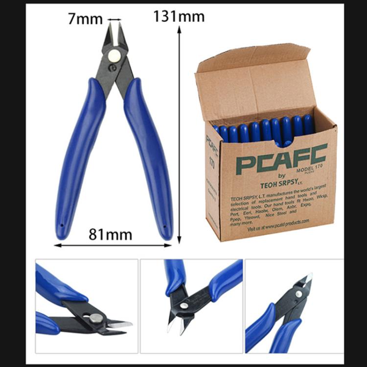 170 Electronic Pliers Diagonal Side Cutting  Cable Wire Cutter Repair Hand Tool, Plato 170