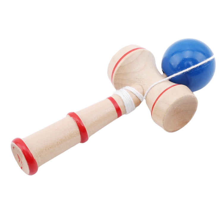 Classic Wooden Skill Toy Kendama with Extra String, Size: 13.5 x 5.5cm