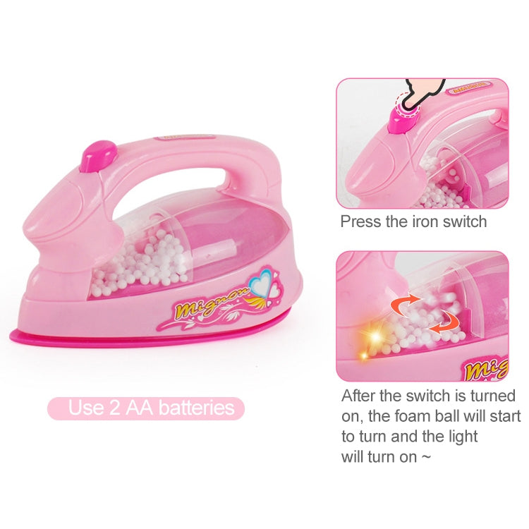 Mini Electric Iron Pretend Play Children Simulation Appliances Toys, 3662