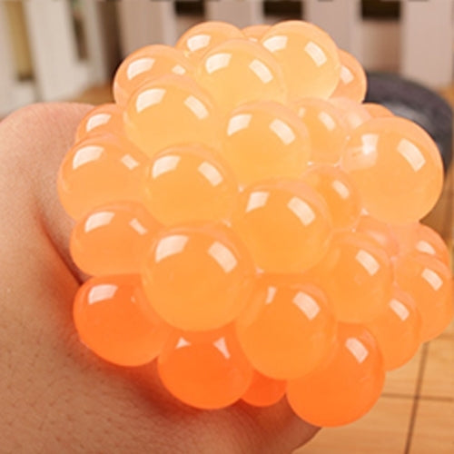6cm Anti-Stress Face Reliever Grape Ball Extrusion Mood Squeeze Relief Healthy Funny Tricky Vent Toy, 6cm Blue, 6cm Magenta, 6cm Orange, 6cm Green