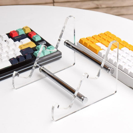 YX003-2 Double Layer Transparent Acrylic Detachable Keyboard Stand, YX003-2