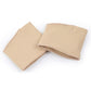 Beige knitted toe thumb protector sleeves pair, folded for size S