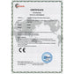 Brand certificate document with compliance text and MOSEN logo