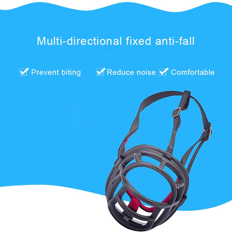 Dog Muzzle Prevent Biting Chewing and Barking Allows Drinking and Panting, Size: 6.8*6.3*7.8cm, Size: 6.8*6.3*7.8cm