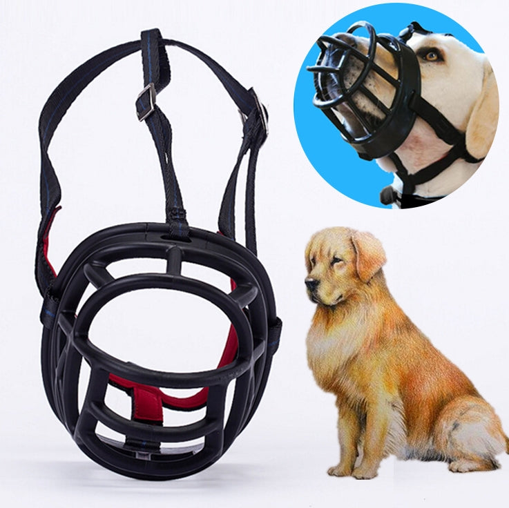 Dog Muzzle Prevent Biting Chewing and Barking Allows Drinking and Panting, Size: 12.5*12.5*15.4cm, Size: 12.5*12.5*15.4cm