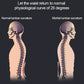 Lumbar traction back massager belt with stretch stabilizer strap for spine support