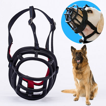 Dog Muzzle Prevent Biting Chewing and Barking Allows Drinking and Panting, Size: 11.2*10.7*14.3cm, Size: 11.2*10.7*14.3cm