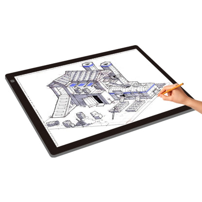 A2 LED acrylic copy board with three-level dimming, used for anime sketching