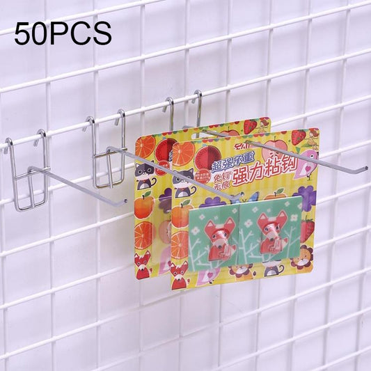 10pcs 3.5mm Supermarket Iron Grid Shelf Hook, Length: 20cm, 3.5mm 20cm