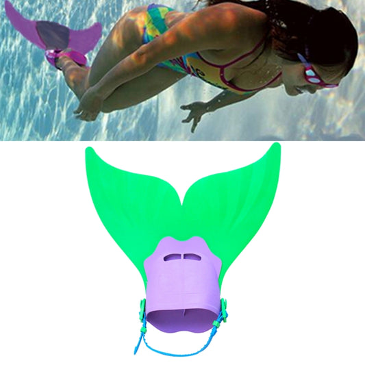 Mermaid Swim Fin Adjustable Diving Monofin Swimming Foot Flipper for Kids, Diving Monofin (Pink), Diving Monofin (Green), Diving Monofin (Blue)