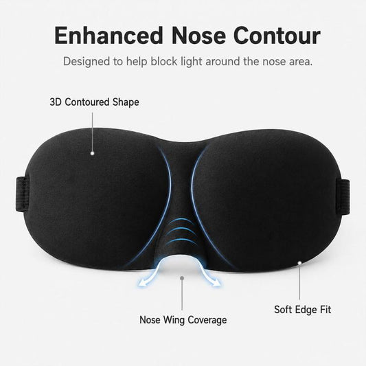 3D Portable Shading Sleep Rest Aid Cover Eye Patch Sleeping Mask Female Cute Eye Mask