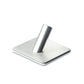 Stainless Steel Single Slant Hook Bathroom Non-perforated Coat Rack, Silver Slant Hook
