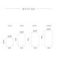 10 PCS Portable Refillable Plastic Fine Mist Perfume Spray Bottle Transparent Empty Spray Sprayer Bottle, 60ml, 60ml