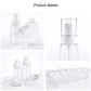 10 PCS Portable Refillable Plastic Fine Mist Perfume Spray Bottle Transparent Empty Spray Sprayer Bottle, 80ml, 80ml
