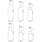 Refillable Glass Fine Mist Atomizers Aluminum Bottle, 50ml, 50ml