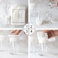 Portable Liquid Push Down Pump Dispenser Bottle Empty Plastic Bottle Container, 100ml, 100ml
