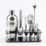 18 in 1 Cocktail Shaker Tools Setwith Acrylic Mount, , Capacity: 350ml, 350ml