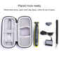 Portable EVA Shockproof Bag Shaver Storage Bag Box with Rope for Philips OneBlade, For Philips OneBlade