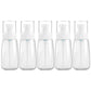 5 PCS Travel Plastic Bottles Leak Proof Portable Travel Accessories Small Bottles Containers, 60ml, 60ml