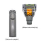 Vacuum adapter and anti-mite suction tip attachment, clear head with orange center