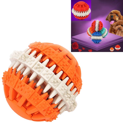 Dog Toy Balls for Pets Tooth Cleaning Chewing Toys Balls of Non-Toxic Soft Rubber , Small Size, Small Size (Orange), Small Size (Blue), Small Size (Red), Small Size (Baby Blue)