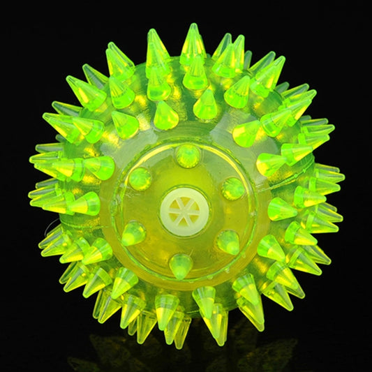 Dog Toy Balls for Pets Color Pet Flashing Ball Glowing Elastic Ball Dog Toy Ball Rubber Acoustic Mimo Bite Toys , Small Size,Random Color Shape Delivery, Small Size