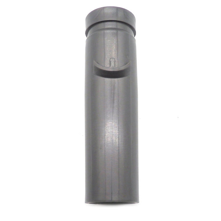 Gray vacuum connector adapter cylinder with rubber connector lip