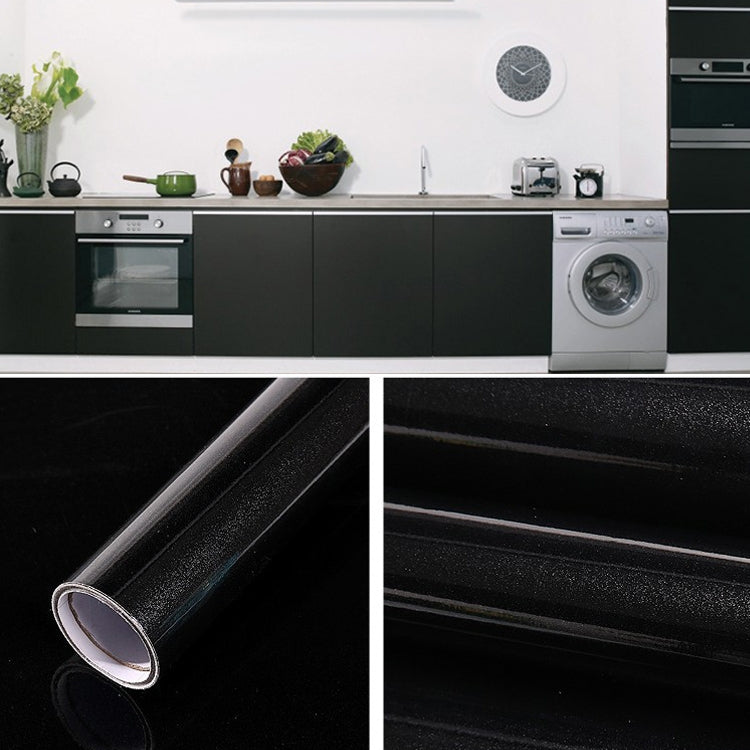 Pearlescent PVC wallpaper roll, glossy dark finish, waterproof