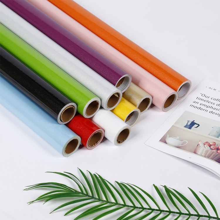 Assorted-color PVC brick-style wallpaper roll set, glossy pearlescent finish