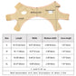 Size chart for beige chin lift mask belt, length and width measurements (S)