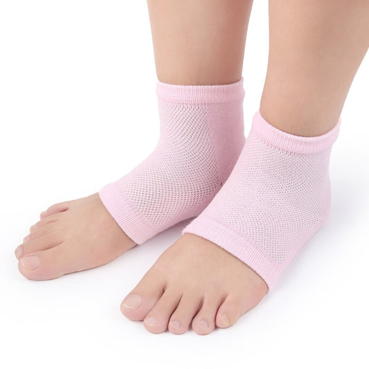 Polyester-cotton Gel Anti-foot Heel Dry Cracking Moisturizing Socks Protection Sleeve ,Random Color Delivery, Polyester-cotton Socks