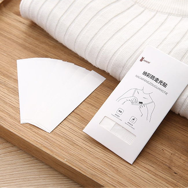 Box and cards for invisible anti-slip adhesive shirt strap stickers