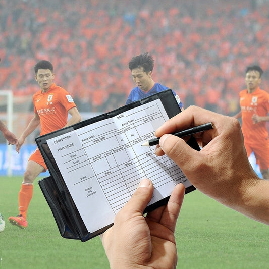 Red Card Yellow Card Football Referee Card Sports Notebook With Pencil Referee Record Penalty Card, 10 PCS Penalty Card