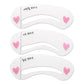 3 in 1 Eyebrow Stencil Shape Template Tools, 3 in 1