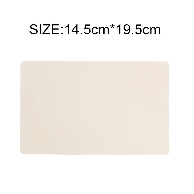 Blank silicone tattoo practice skin card, 14.5 x 19.5 cm