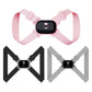 Pink posture corrector and black/grey options with adjustable chest straps and display