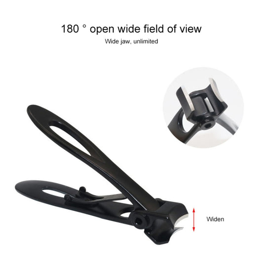 Nail Art Tool Nail Clipper Stainless Steel Nail Nipper, Size: S, 6.9 x 1.3cm, Size: 6.9 x 1.3cm (Black), Size: 6.9 x 1.3cm (Silver)