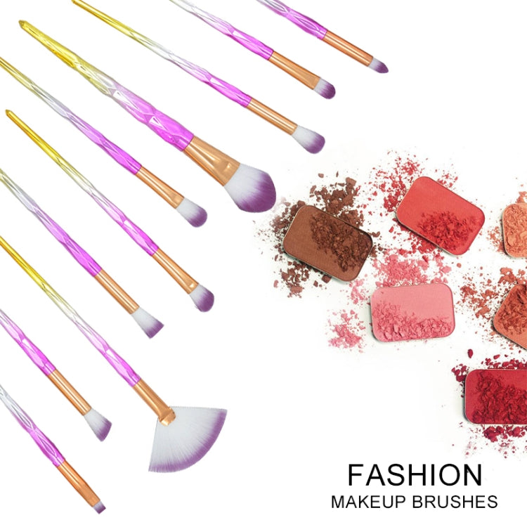 20 in 1 Diamond Handle Eye Brush Multi-functional Makeup Brush, Pink+Blue Handle and Purple Brush, HCB9120A, HCB9120B, HCB9120C, HCB9120D, HCB9120E, HCB9120F, HCB9120G