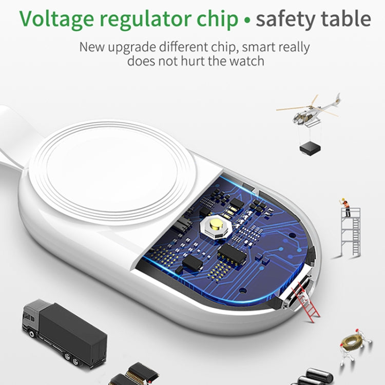 White charging base with exposed wireless coil and internal circuit board