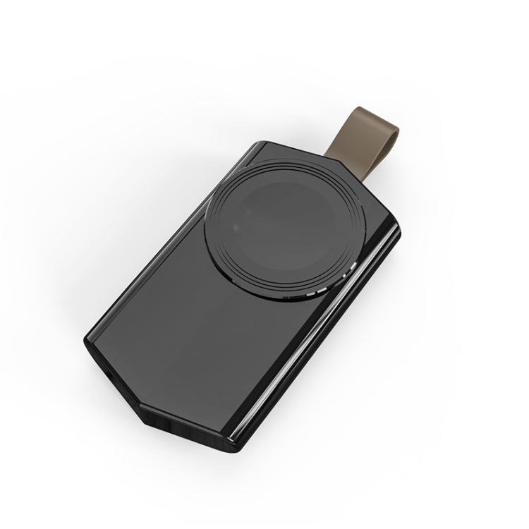 Black portable magnetic wireless charger dock for Apple Watch
