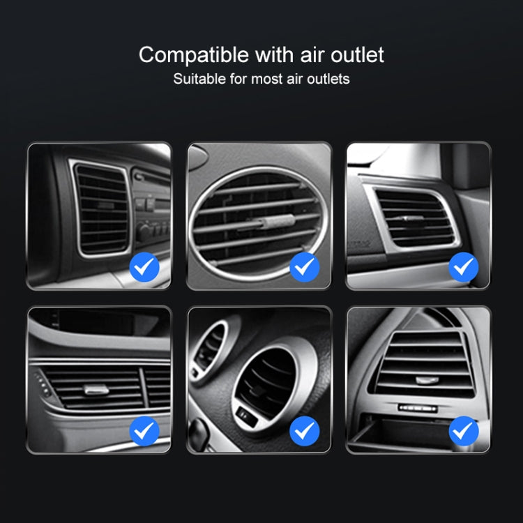Magnetic car air outlet wireless charger bracket compatibility across different vent types