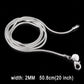 Silver snake-bone chain necklace with lobster clasp, 2mm width and 20 inch length